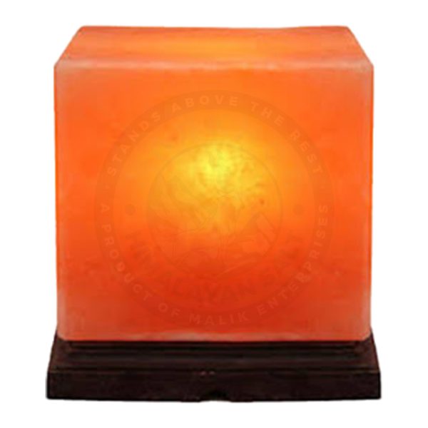 Himalayan Salt square Shape Lamp